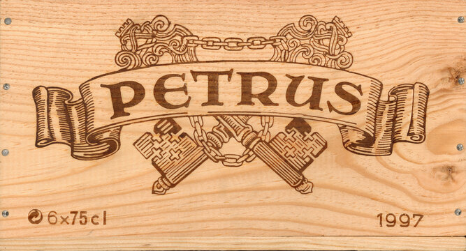 Case of the winery chateau petrus