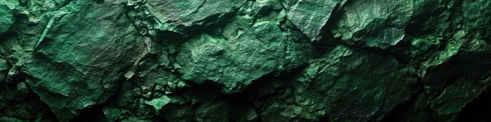 Background with abstract green lava stone texture