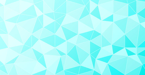 Modern Blue Geometric Shape Pattern. Abstract Polygon Background. Technology Banner Wallpaper. Vector Illustration
