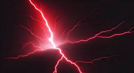 lightning in the night