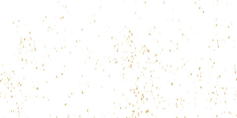 Fototapeta na wymiar Luxury gold sparkle confetti glitter and zigzag ribbon falling down on transparent background.