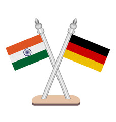 india germany flag