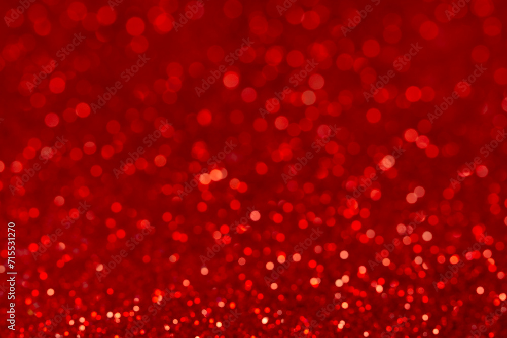 Poster defocused abstract red bokeh lights background