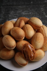 nut, culinary, food, dessert, sweet, condensed milk, sugar, condensed, delicious, background, homemade, heap, snack, closeup, tasty, group, object