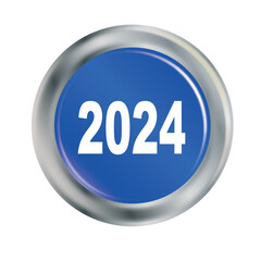 Blue Button For 2024
