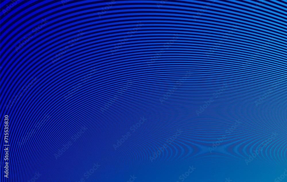 Poster linear abstract background, vector design 3d lines in perspective, curve and wave lines in motion, s