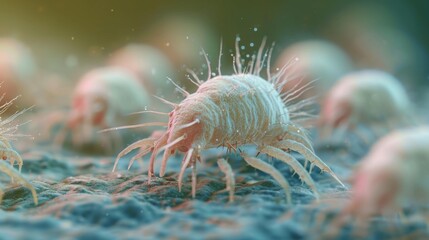 Dust mites: These are microscopic creatures that live in dust and can cause allergies in some people. House dust mite allergy