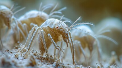 Dust mites: These are microscopic creatures that live in dust and can cause allergies in some people. House dust mite allergy