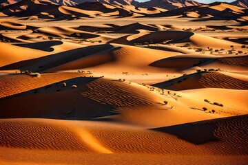 Fototapeta na wymiar desert country continent Generated Ai