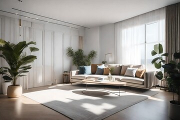 modern living room  Generated Ai