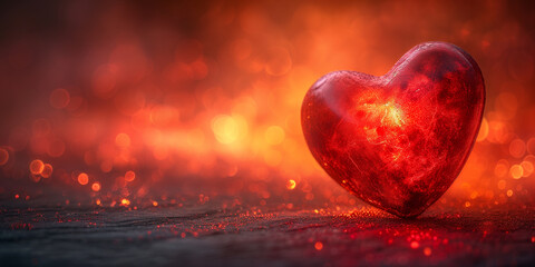 Heart background. Valentine's day, 14 february theme. Love and romance.	
 - obrazy, fototapety, plakaty