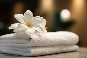 Spa treatments with flower