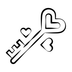 Key Love Icon