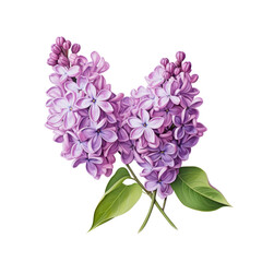Lilac bouquet: The meaning of first love in youth.