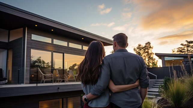 Young Couple Buying House