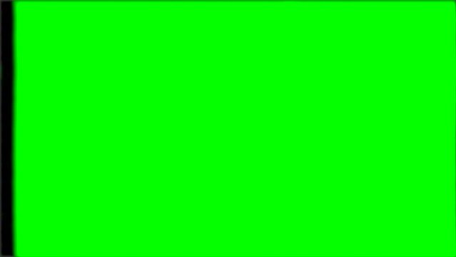 Vintage 35mm Film Effect with Chroma Key Green Screen