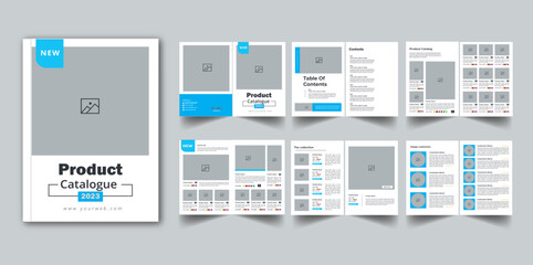Product Catalogue & modern a4 product catalog design template, Minimalist product brochure template design