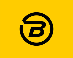 Letter B logo icon design template elements