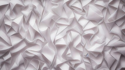 white crumpled paper