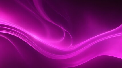 Dark purple and pink energy waves from particles glowing bright magical abstract background from Generative AI - obrazy, fototapety, plakaty