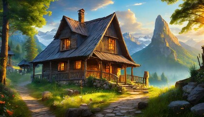 house in the forest