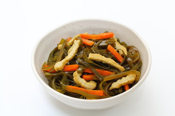 切り昆布の煮物