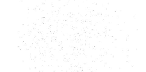 Winter transparent background for Christmas snowfall. White snow in the sky. White snowflakes vector season winter Christmas.