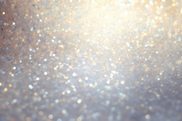 Glowing Gold Bokeh: Shimmering Magic in a Festive Celebration.