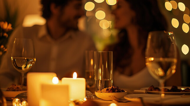 A candlelit date at night was created to create a cozy and romantic atmosphere for couples who want to spend time together. It was made of soft fabric in dark shades to create an atmosphere of mystery