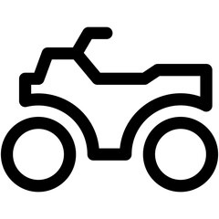 Quad Bike Vector Icon © Prosymbols