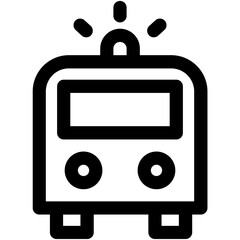 Ambulance Vector Icon