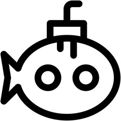Submarine Vector Icon