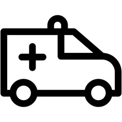 Ambulance Vector Icon