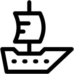 Ship Vector Icon