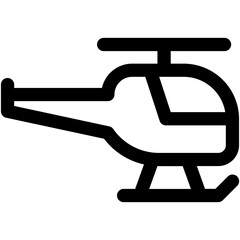 Helicopter Vector Icon