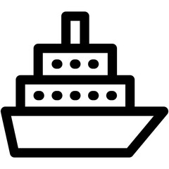 Ship Vector Icon