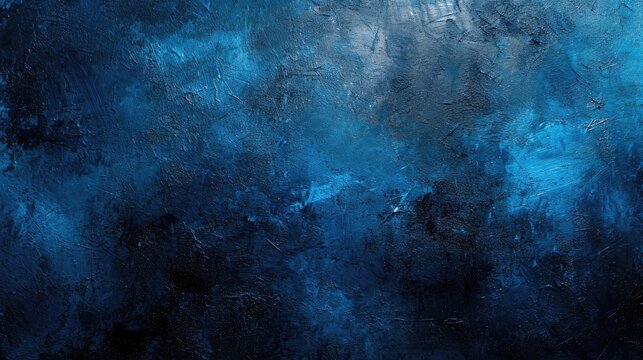 Blue and black abstract bakground, grunge background
