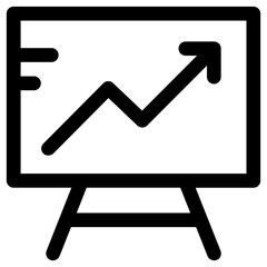 Growth Chart Vector Icon