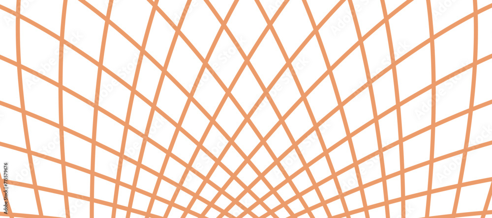 Poster Diagonal grid lines background, rows of slanted lines, voluminous repeatable texture