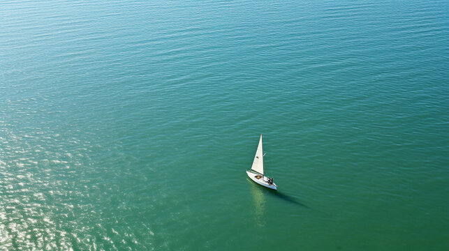 boat on the sea high definition(hd) photographic creative image