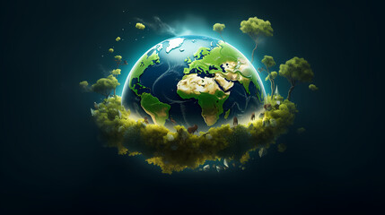 World environment day concept ecology protection environment, environmental protection background