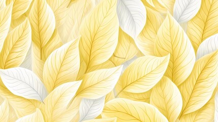 seamless background picture with leaf pattern, leaves, trees, tree branches