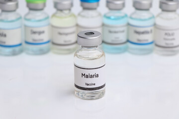 Malaria vaccine in a vial, immunization and treatment of infection