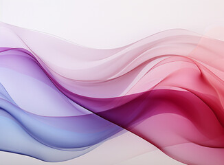 Fototapeta premium an abstract 3D image of digital waves in shades of Pink, Blue and purple - wave illustration.