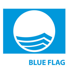 clean marina flag, safe sea