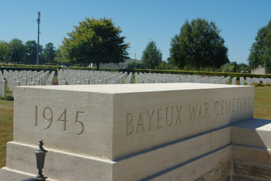The commonwealth war cementry at Bayeux  august 2022, France