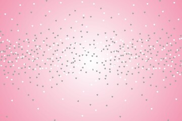 pink background with little hearts