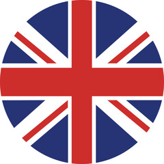 United Kingdom flag national emblem graphic element illustration template design. Flag of United Kingdom - vector illustration
