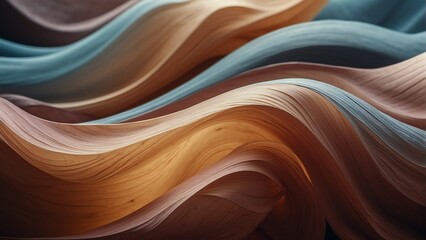 Detailed abstract texture pattern light colorful color palette and smooth wavy surface from Generative AI