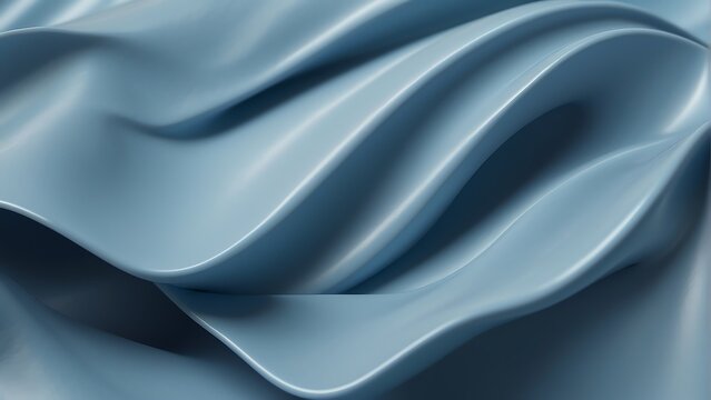 Detailed Abstract Texture Pattern Light Blue Color Palette And Smooth Wavy Surface From Generative AI